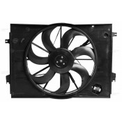 Э/вентилятор охл. с кожухом для а/м Hyundai Tucson/Kia Sportage (04-) (тип Dowoon) Luzar, арт. LFK 0880