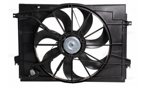 Э/вентилятор охл. с кожухом для а/м Hyundai Tucson/Kia Sportage (04-) (тип Dowoon) Luzar, арт. LFK 0880