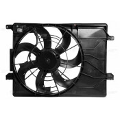 Вентилятор охлаждения радиатора Luzar, с кожухом, для Hyundai i35, KIA Sportage, арт. LFK 08Y5