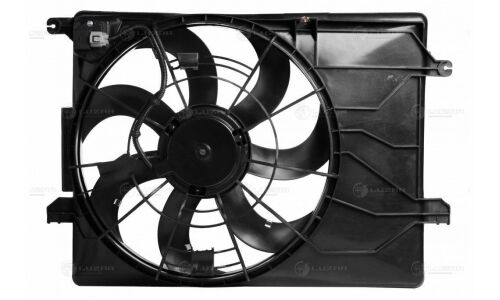 Вентилятор охлаждения радиатора Luzar, с кожухом, для Hyundai i35, KIA Sportage, арт. LFK 08Y5
