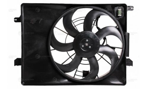 Вентилятор охлаждения радиатора Luzar, с кожухом, для Hyundai i35, KIA Sportage, арт. LFK 08Y5