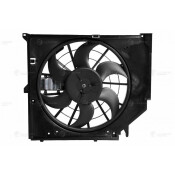 Вентилятор охлаждения радиатора Luzar, с кожухом, для BMW 3-Series (E46), арт. LFK 26118