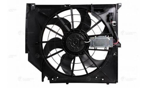 Вентилятор охлаждения радиатора Luzar, с кожухом, для BMW 3-Series (E46), арт. LFK 26118