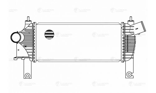 ОНВ (радиатор интеркулера) для а/м Nissan Pathfinder/Navara (05-) Luzar, арт. LRIC 14EB