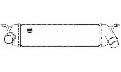 ОНВ (радиатор интеркулера) для а/м Hyundai H-1 Starex (12-) Евро-5 Luzar, арт. LRIC 08700