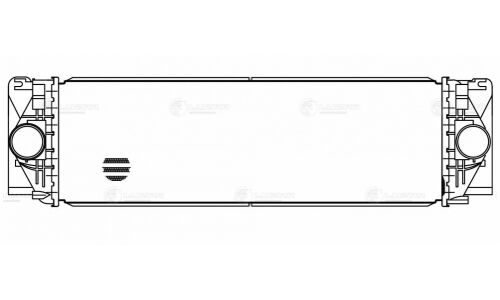 ОНВ (радиатор интеркулера) для а/м Mercedes Sprinter (06-)/VW Crafter (06-) (LRIC 1504) Luzar, арт. LRIC 1504