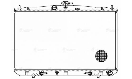 Радиатор охлаждения двигателя Luzar, для Lexus RX350 / RX450h, арт. LRc 1956