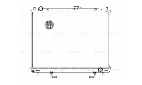 Радиатор охлаждения двигателя Luzar, для Mitsubishi Pajero, арт. LRc 11151