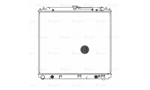 Радиатор охлаждения двигателя Luzar, для Nissan Pathfinder, арт. LRc 141BA