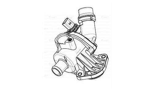 Термостат для а/м VW Passat B5 (01-)/Audi A4 (00-) 1.8T/2.0i Luzar, арт. LT 1818