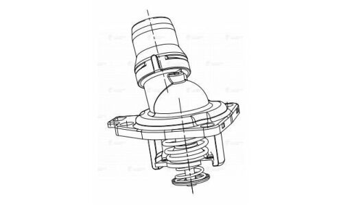 Термостат Luzar, для Honda Accord VIII, арт. LT 23LL
