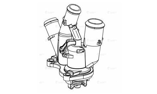 Термостат Luzar, для Ford Focus II, арт. LT 1039