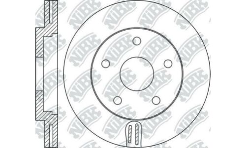 Диск тормозной NiBK, арт. RN1753