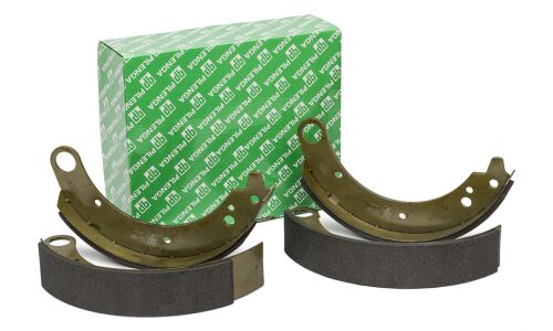 Колодки тормозные барабанные Pilenga, комплект на ось (4 шт), арт. BS-T 1003