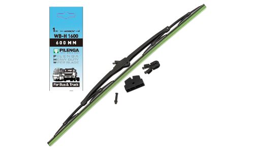 Щётка стеклоочистителя Pilenga 600мм (24") каркасная, летняя, для грузовиков, крепление J-Hook, 1 шт, арт. WB-H 1600