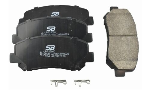 Колодки тормозные дисковые SB NAGAMOCHI, передние, комплект на ось (4 шт), арт. BP25000