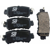 Колодки тормозные дисковые SB NAGAMOCHI, задние, комплект на ось (4 шт), арт. BP25001
