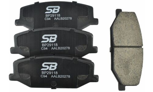 Колодки тормозные дисковые SB NAGAMOCHI, передние, комплект на ось (4 шт), арт. BP29118