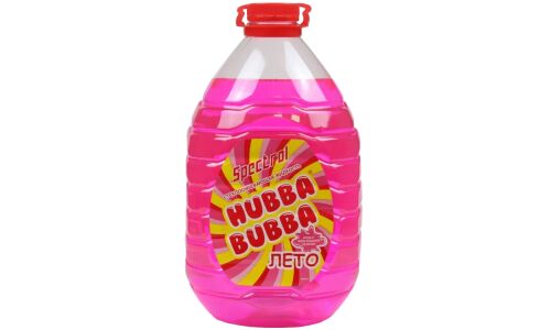 Стеклоомывающая жидкость Spectrol Hubba Bubba, летняя, 0°C, с ароматом бубль гум, 5л, арт. 9654