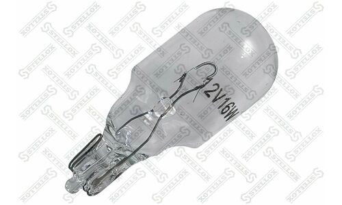 Лампа Stellox W16W (W2.1x9.5d, T15), 12В, 16Вт, арт. 99-39043-SX