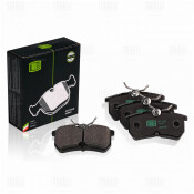 Колодки тормозные дисковые Trialli, задние, комплект на ось (4 шт), арт. PF 1071