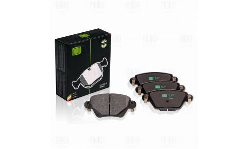 Колодки тормозные дисковые Trialli, комплект на ось (4 шт), арт. PF 1077