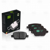 Колодки тормозные дисковые Trialli, комплект на ось (4 шт), арт. PF 1080