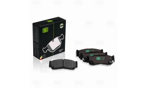 Колодки тормозные дисковые Trialli, комплект на ось (4 шт), арт. PF 0873