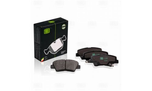 Колодки тормозные дисковые Trialli  задние, комплект на ось (4 шт), арт. PF 0881