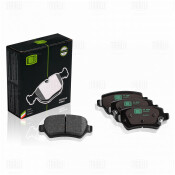 Колодки тормозные дисковые Trialli задние, комплект на ось (4 шт), арт. PF 0879