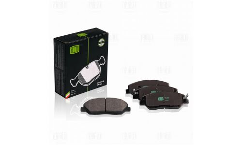 Колодки тормозные дисковые Trialli, передние, комплект на ось (4 шт), арт. PF 0825