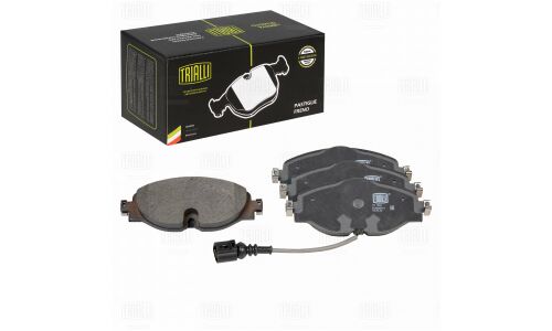 Колодки тормозные дисковые Trialli, передние, комплект на ось (4 шт), арт. PF 1804
