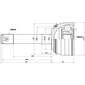 ШРУС наружный | перед ZIKMAR, арт. Z87007R