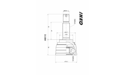 ШРУС INKO, внешний, арт. 311004