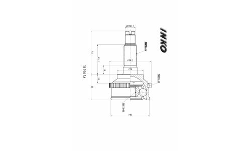 ШРУС INKO, внешний, арт. 319013A