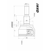 ШРУС INKO, внешний, арт. 380007