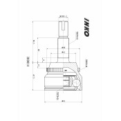 ШРУС INKO, внешний, арт. 380014