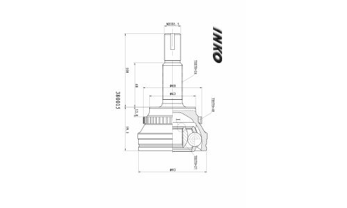 ШРУС INKO, внешний, арт. 380015