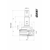ШРУС INKO, внешний, арт. 329150A