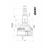 ШРУС INKO, внешний, арт. 329214A