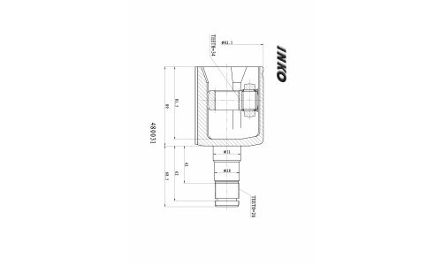 ШРУС INKO внутренний, арт. 480031
