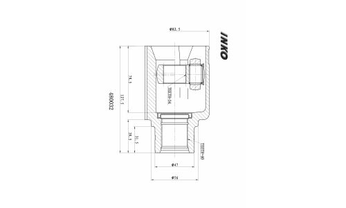 ШРУС INKO внутренний, арт. 480032