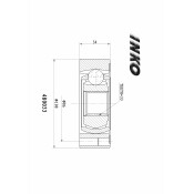 ШРУС INKO, внутренний, арт. 480033