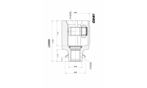 ШРУС INKO, внутренний, арт. 480037