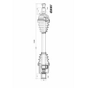 Привод в сборе Inko, правый, арт. 280016