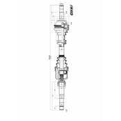 Привод в сборе Inko, с ABS, передний, правый, арт. 205103A