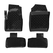 Коврики модельные Airline для UAZ Patriot 2005-2014, для переднего и заднего ряда, полимер, черный цвет, 4шт