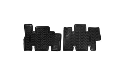 Коврики модельные Airline для ГАЗель Next с 2013 г. (левый руль), для заднего ряда, полимер, черный цвет, с высоким бортиком, 2шт