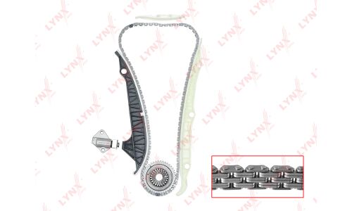 Комплект для замены цепи ГРМ LYNXauto TK-0009 для двигателей AXX, B#, C#,