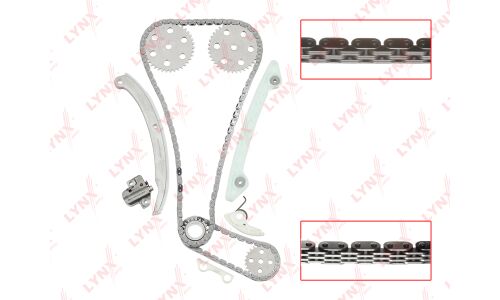Комплект для замены цепи ГРМ LYNXauto TK-0013 для двигателей Ford A# / C# / T# / Q#, Mazda L8# / LF#, Volvo B 41# / B 42#